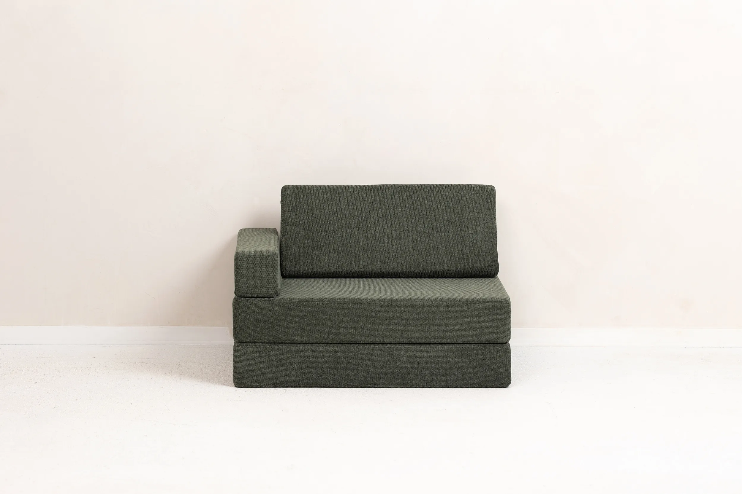 Tamsiai žalia modulinė sofa